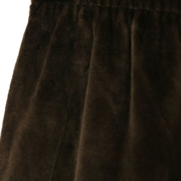 Alfred Dunner Velour Pants Brown Stretch Elastic Waist Petite 10 X 27‎ 10P - Picture 11 of 11